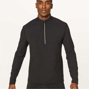 Lululemon black men’s XL Surge Warm 1/2 Zip Pullover
